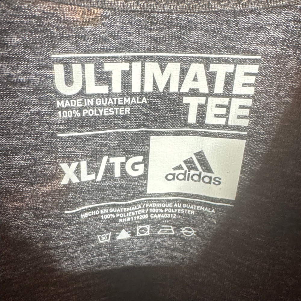 NWOT Adidas Minnesota Timberwolves Charcoal Ultimate Tee 1/4 Zip XL Climalite - Picture 3 of 8